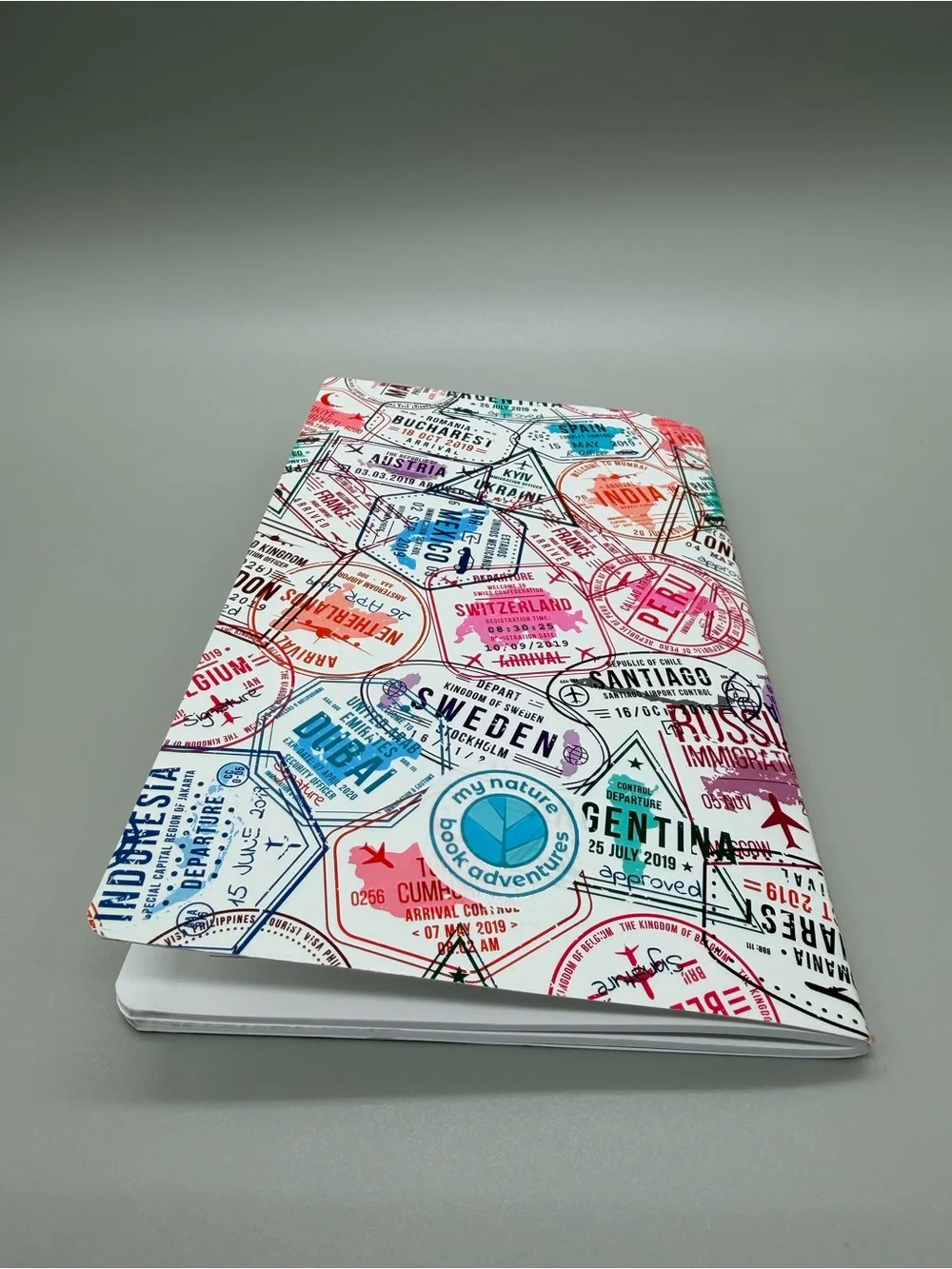 My Nature Book Adventures Petite Travel Planner Notebook 5x8 Passport Stamp